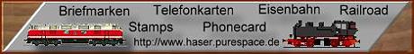 Briefmarken auf http://www.haser.purespace.de