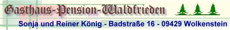 Banner Gasthaus Waldfrieden